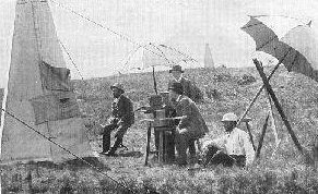 Eötvös Loránd első terepi mérése a Ság hegyen, 1891-ben
